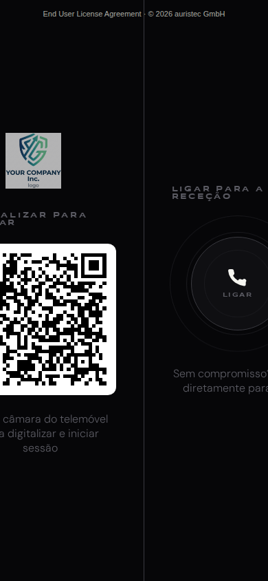 Passe de visitante digital – compatível com Apple Wallet